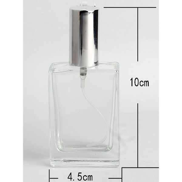 

1pcs 30ml mini travel perfume bottle cosmetic container empty metal spray bottle clear glass bbytaw