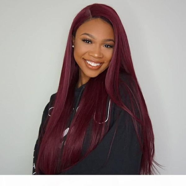 

99j closure wig human hair wigs straight colored human hair wigs for black women inch pre plucked lace front wig full