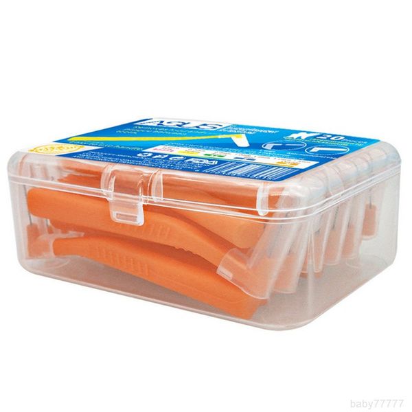 

20pcs/box/set l shape push pull interdental brush oral care teeth whitening dental pick tooth orthodontic toothpick toothbrush