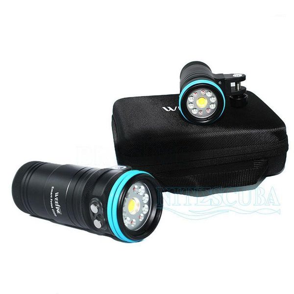 

weefine wf041 video light for weefine smart focus 2300lumen dive torch1