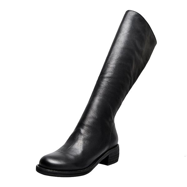 

women knee-boots 2021 22-25 cm long spring and autumn return women's shoes 2jow, Black