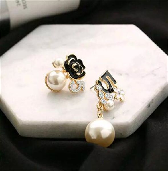 

crystal letter d earring trendy brand long tassel drop earrings for women wedding fashion jewelry number 5 female brincos