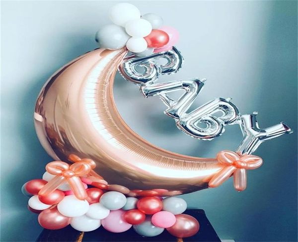 

1 шт. 30 дюймов 18 дюймов moon star грубые воздушно воздушные шары на день рождения вечеринка гелиевый шар украшения свадебный фестиваль бал