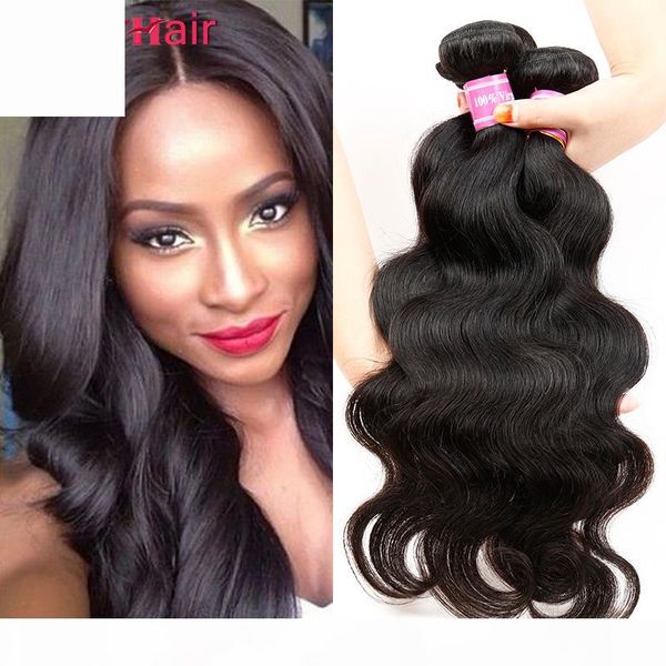 

wholesale peruvian human hairs body wave hair weaves peruvian virgin hair bundle deals 100g piece unprocessed human hair extensions weft uk, Black