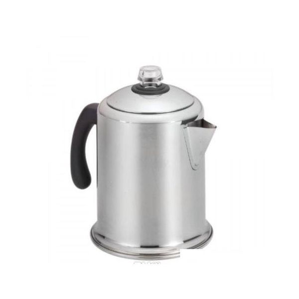 

classic stainless steel 8-cup coffee percolator, new bcpyj