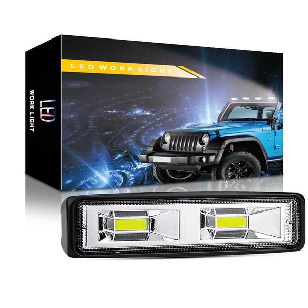 Neue LED-Arbeitslichtleiste 6 Zoll 18W Offroad-Auto-Arbeitslicht-Scheinwerfer Offroad-Flut-Spot-Arbeitslicht Autozubehör für LKW ATV 4x4