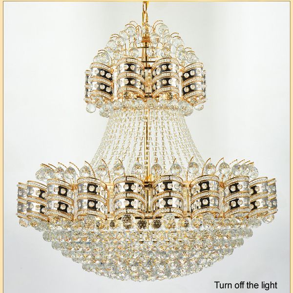 

classical european golden crystal chandelier led light big modern crystal chandeliers lights fixture home indoor l stairway hanging lamp