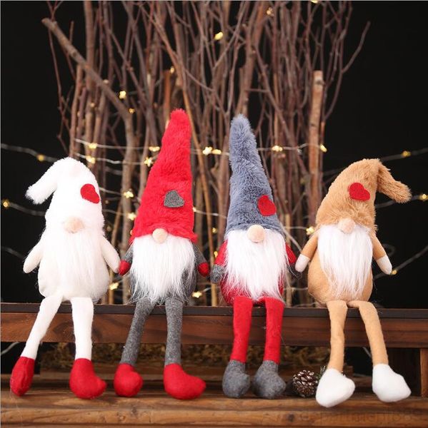 

рождественские украшения плюшевые лес старик постоянный поза маленькая кукла творческое украшение детей подарок owe2778