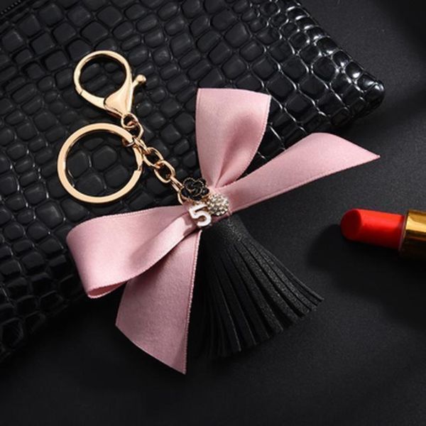 

fashion keychain bow knot key chain gifts for women llaveros mujer car bag accessories keyring holder jewelry accessory eh326 h sqcori