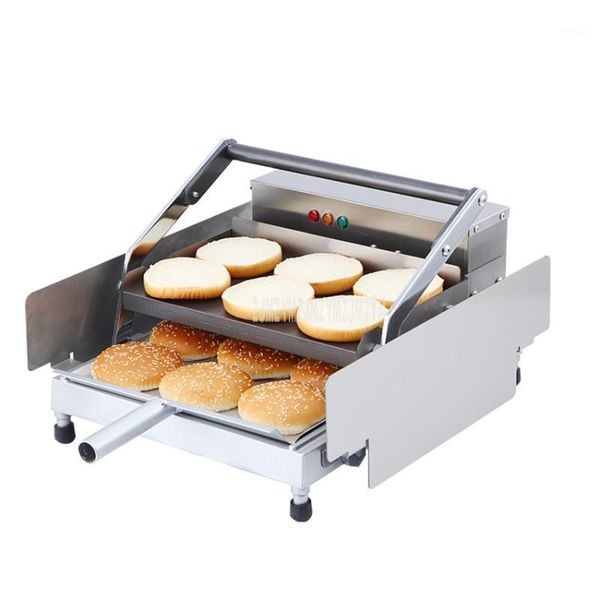

food processors stainless steel double-layer commercial electric automatic hamburger making machine maker baking equipment1
