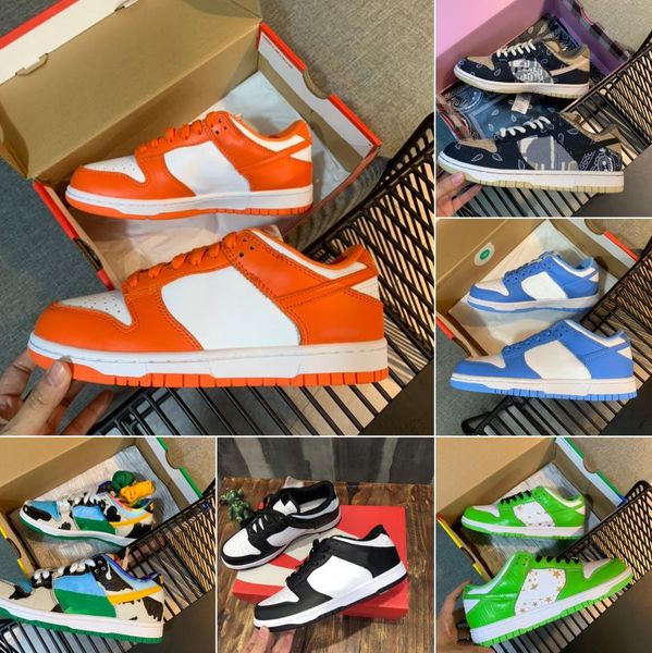 

2022 designer men and womens running shoes low pro qs single and double hook cashew flower ice cream sneakers brand leather enakers luxury t