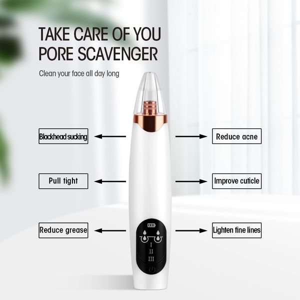 

2020 electric blackhead suction instrument wholesale supplier blackhead removal household pore cleaner beauty instrument with box