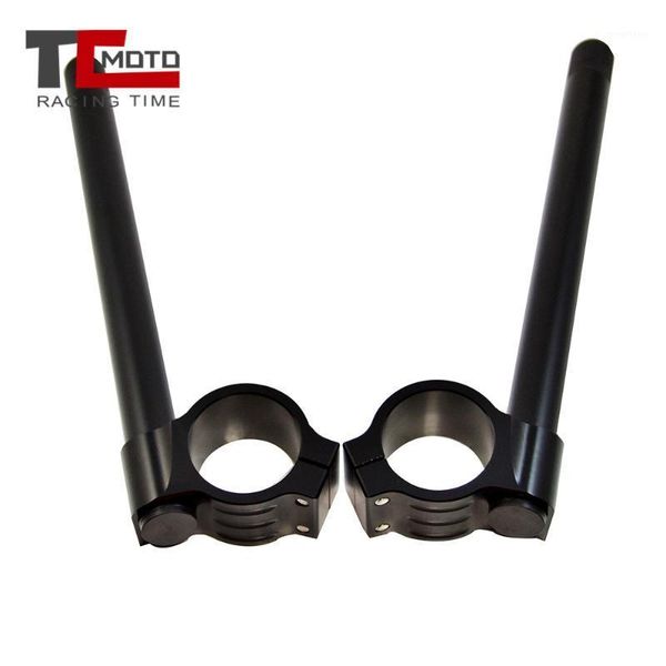 

motorcycle handlebar racing adjustable cnc 33/35/37/41/43/45/46/48/50/51/52/53/54 mm clip on ons fork handlebars handle bar1