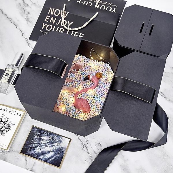 

octagonal gift box paper bags for gifts wedding flower box candy box gift packing supplies birthday party decorations bbyqxc xmhyard