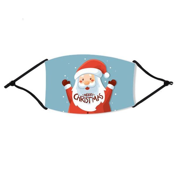 

xmas dhl fashion deer printed face anti dust snowflake christmas mouth cover washable reusable with masks filters