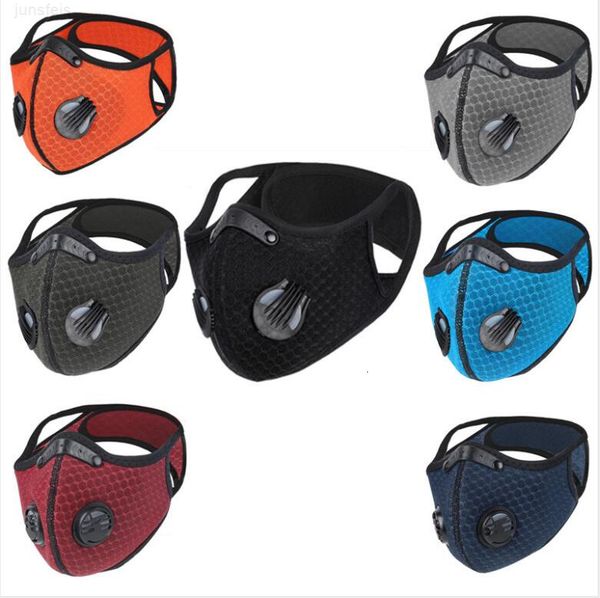 

dhl in stock protective with filter activated carbon pm2.5 sport running training mtb road bike cycling mask