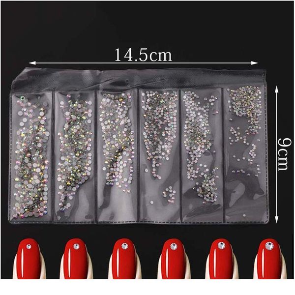 

ss3-ss10 about 1728pcs nail art rhinestone non ix flatback glue on rhinestones for diy nail art jllgja, Black