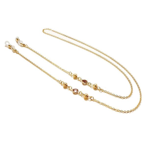 

luxury handmade glasses chain sunglasses lanyard non slip gold color crystal beads glasses cord sunglasses accessories h bbyrny