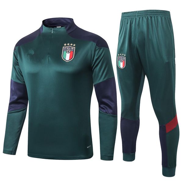 

2020 italian football jersey barella bonucci insigne 20 21 football training suit zaniolo bernardeschi, Black