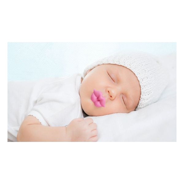 

new baby pacifier red kiss lips dummy pacifiers funny silicone baby nipples teether soothers pacifier baby dental care f wmtkxk