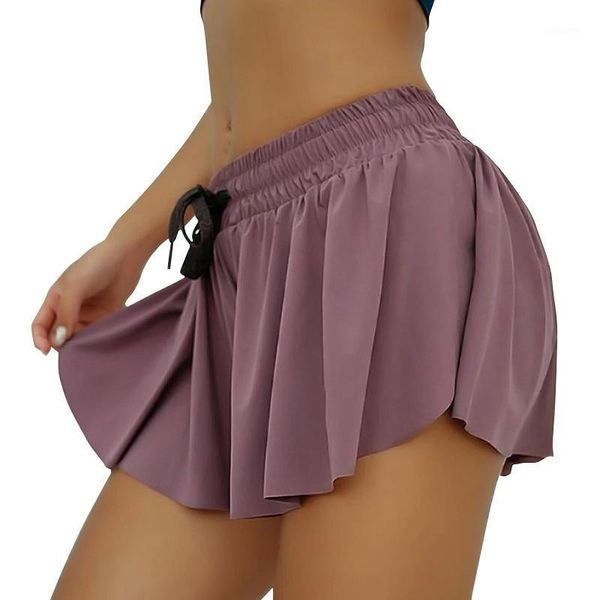 

women shorts skirts fashion casual pure color breathable elastic waist drawstring running fitness sports shorts plus size s-5xl1, White;black