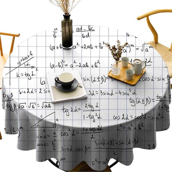 

wrinkle anti-fading round tablecloths squared notebook page lesson notes student print