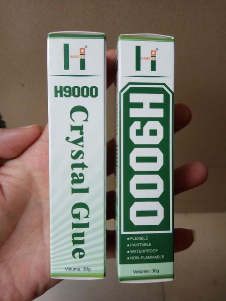 

new glue h9000 high-end luxury high-end hand-made leather products diy decoration design and maintenance adhesive, Black