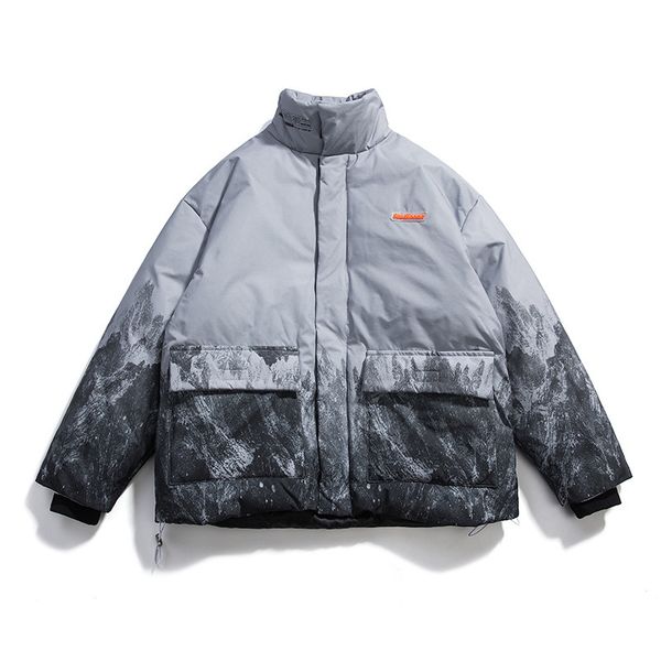 

2021 new manner mountain snow cotton male female clothing 2asw, Black;brown