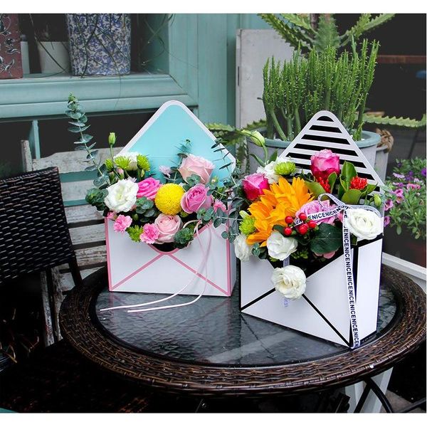 

35*24*8cm mini creative envelope fold flower box rose decoration gift box flower packing boxes for home par wmtmhj homes2007