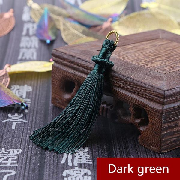 

5pcs 8cm hanging ring tassel jewelry curtain garments decorative accessories diy key cell phone bag fringe trim tassels pendant h bbymso