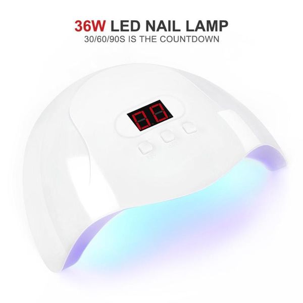 

nail dryers coscelia 54w uv led lamp for manicure drying gel varnish nails 36pcs beads machine tools