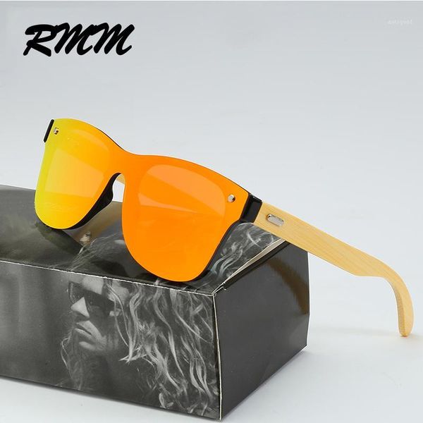 

sunglasses rmm natural wooden men uv400 fashion sun glasses original wood temple for women square cool sunglasses1, White;black