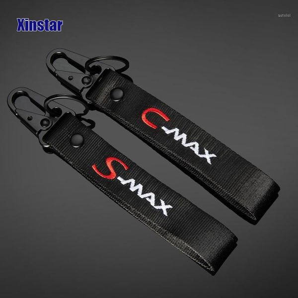 

lastest design nylon car key ring for ford cmax c-max smax1, Silver
