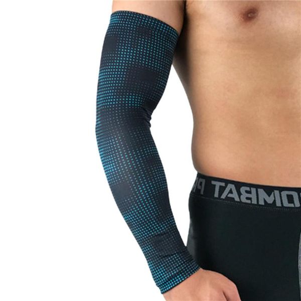 

elbow & knee pads basketball arm guard sports breathable protective gear tennis badminton riding sleeve sun protection cuff, Black;gray