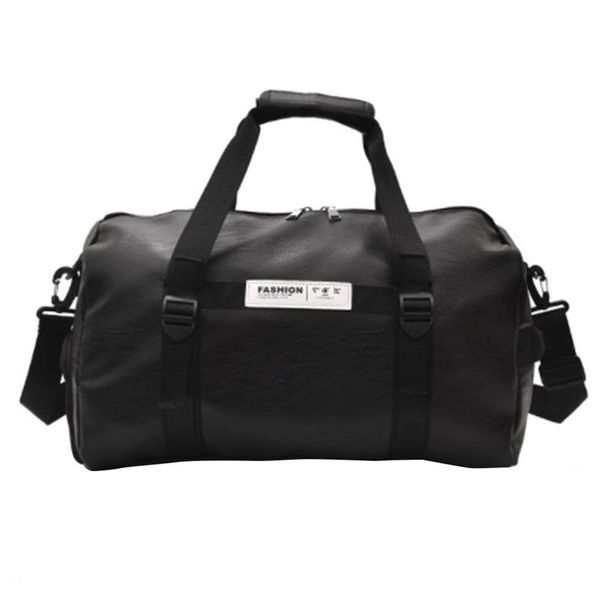 

new-gym bag fitness leather sports bag men's wet and dry handbag women's training shoulder travel articles