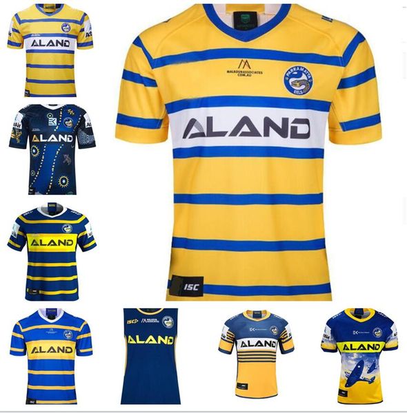 

eels anzac commemorative 2020 edition rugby jersey parramatta eels indigenous jersey shirt australia nrl rugby league jersey, Black;yellow