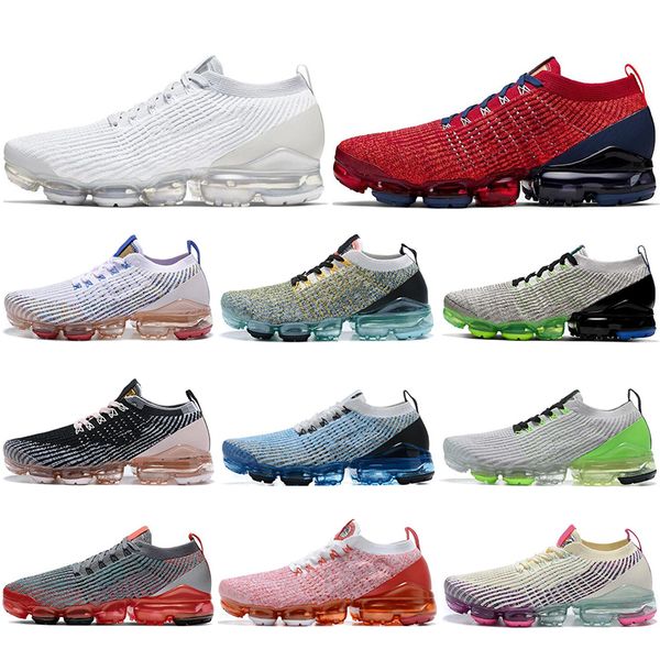 

mens running shoes fly 3.0 oreo black pink purple multi-color triple white south desert sand vivid sunset tint women trainer eur36-45