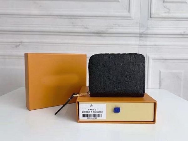 

designer new brand leather with box embossing woman wallet coin luxurys purse short purses lady card holder classic mini zipper pocket v8899, Red;black