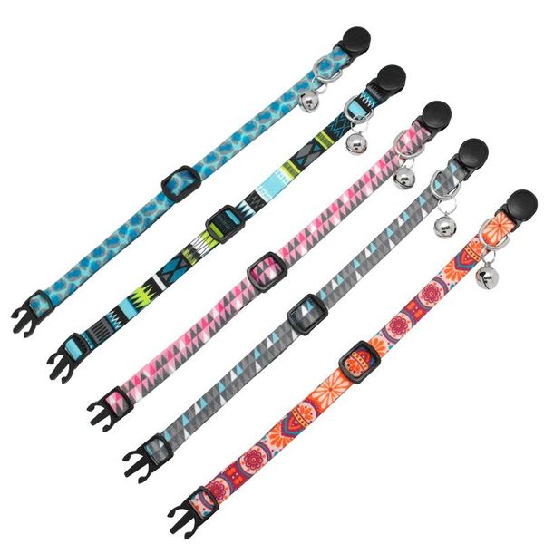 

quick release cat collar custom pet puppy cat id tag collars adjustable breakaway kitten bell collar safety for small d bbyuot