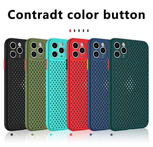 

mesh heat dissipation cooling phone cases for iphone xr 11 pro xs max x 7 8 plus se 2020 bbynna packing2010
