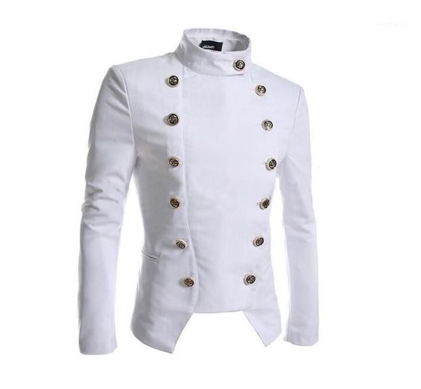 

spring 2020 new men's bomber double-breasted jacket male casual streetwear hip hop slim outerwear men clothing lapel coat1, Black;brown