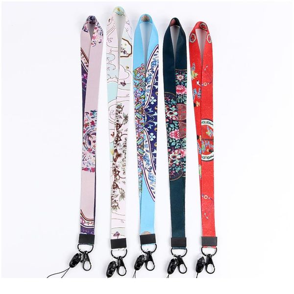

shellnail ethnic style lanyard widened mobile phone case straps universal hanging neck long rope hanging ornament str jllwsb