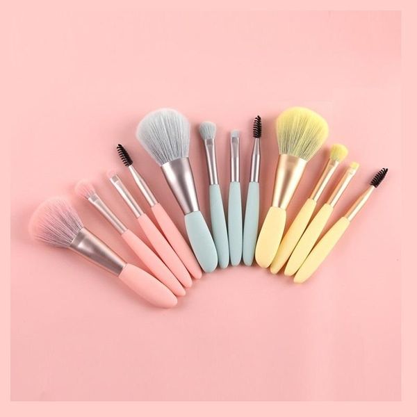 

makeup brushes 4 mini matte handle portable soft hair brush set beauty tools