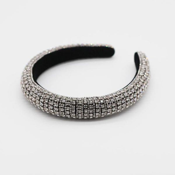 

hair accessories baroque shine rhine stone wide headband women fashion headwear