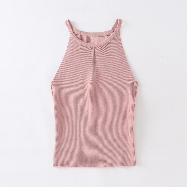 

women's tanks & camis sleeveless tank female o-neck knitted camisole club girls metal strap thin shiny glitter women clothers1, White