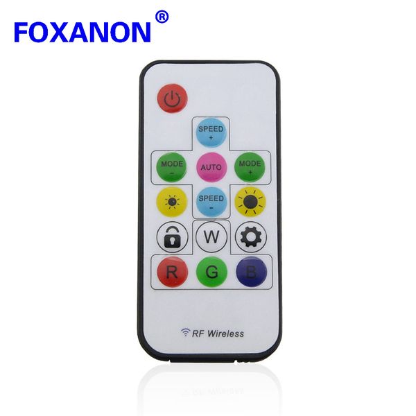 

remote control + wireless rf 14keys led rgb controller 300kinds of change 2048 pixels for ws2811 ws2812 ws2812b dc 5v led strip