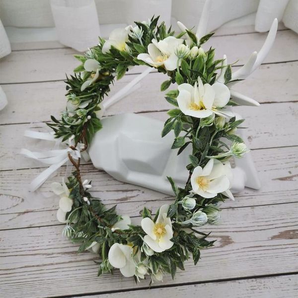 

women begonia flowers crown festival headband women hair accessories headdress women floral garlands wedding flower qyldvu