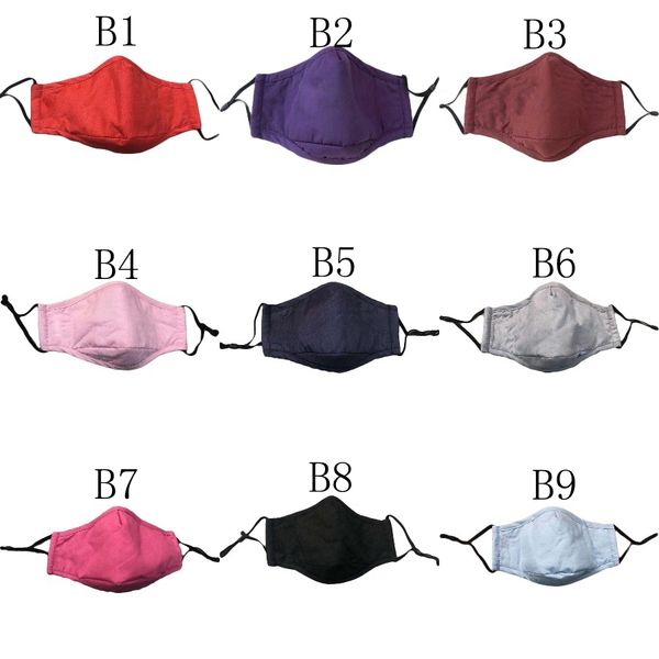

factory price pure color pm2.5 anti dust face with without valve cotton reusability mask outdoor washable masks dd