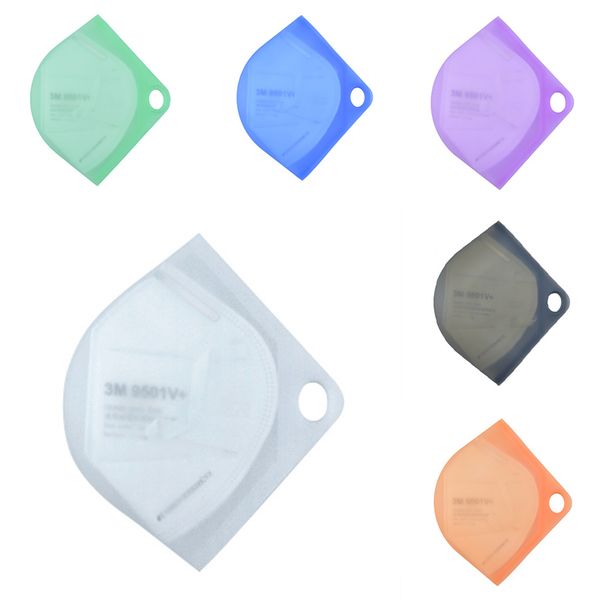 

foldable mask holders hold a disposable mask the holders for mask food grade silica gel storage bag