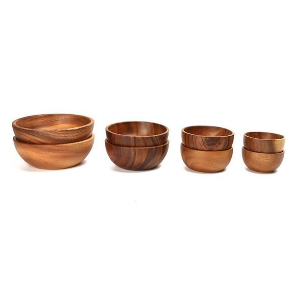 

new art wood craft bowl whole wood salad bowls simple children's wood bowl large capacity primary color woo sqcxzu item_home